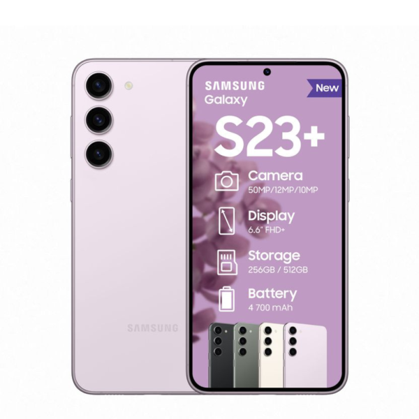 Samsung Galaxy S23 Plus 512GB 5G Dual Sim Lavender New