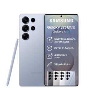 Samsung Galaxy S25 Ultra 5G 256GB Dual Sim Titanium Silver Blue New